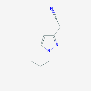 (1-Isobutyl-1H-pyrazol-3-yl)acetonitrile