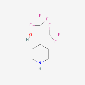 1,1,1,3,3,3-Hexafluoro-2-(piperidin-4-yl)propan-2-ol