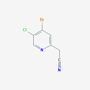 4-Bromo-5-chloropyridine-2-acetonitrile