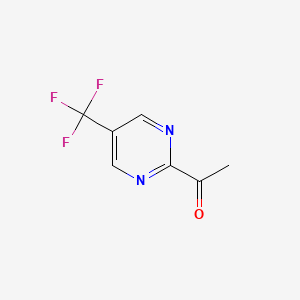 1-(5-(Trifluoromethyl)pyrimidin-2-yl)ethan-1-one