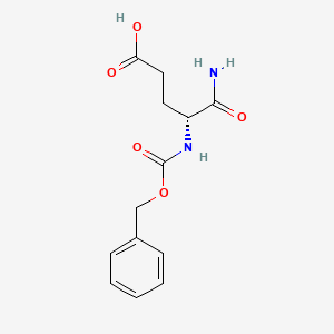 (4R)-5-amino-5-oxo-4-(phenylmethoxycarbonylamino)pentanoic acid