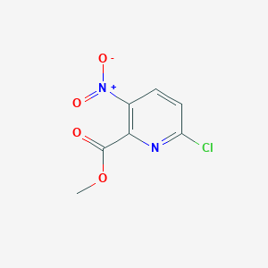 molecular formula C7H5ClN2O4 B11717500 Methyl 6-chloro-3-nitropicolinate 