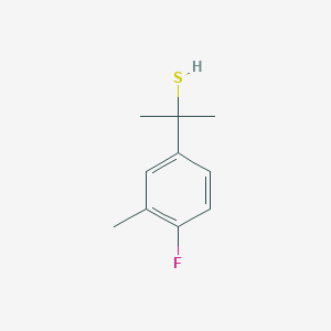 2-(4-Fluoro-3-methylphenyl)propane-2-thiol