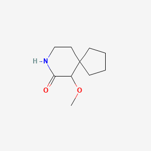 molecular formula C10H17NO2 B11717537 6-Methoxy-8-azaspiro[4.5]decan-7-one 