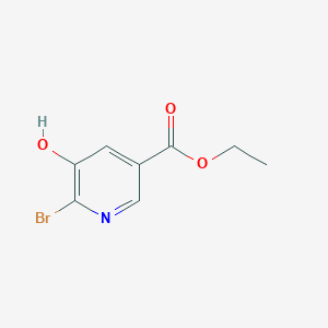 molecular formula C8H8BrNO3 B11717580 Ethyl6-bromo-5-hydroxynicotinate 