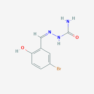 [(E)-[(5-bromo-2-hydroxyphenyl)methylidene]amino]urea