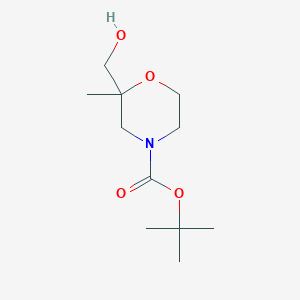 Tert-butyl 2-(hydroxymethyl)-2-methylmorpholine-4-carboxylate