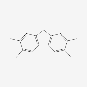 molecular formula C17H18 B11717697 2,3,6,7-tetramethyl-9H-fluorene 