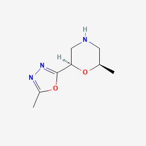 Rac-(2R,6R)-2-methyl-6-(5-methyl-1,3,4-oxadiazol-2-yl)morpholine