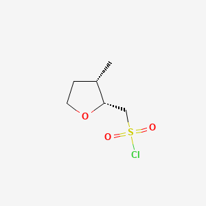 [(2R,3S)-3-methyloxolan-2-yl]methanesulfonyl chloride