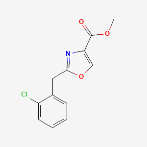 Methyl 2-(2-Chlorobenzyl)oxazole-4-carboxylate