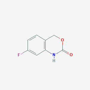 molecular formula C8H6FNO2 B11717770 7-Fluoro-1H-benzo[d][1,3]oxazin-2(4H)-one 