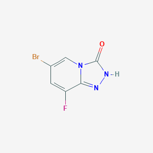 6-bromo-8-fluoro-[1,2,4]triazolo[4,3-a]pyridin-3(2H)-one