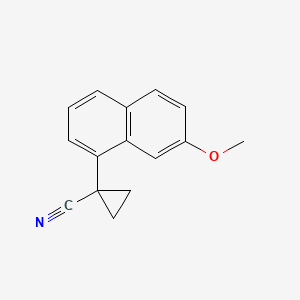 1-(7-Methoxy-1-naphthyl)cyclopropanecarbonitrile