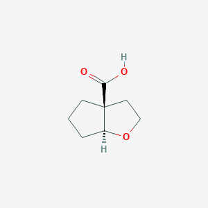 (3aS,6aS)-hexahydro-2H-cyclopenta[b]furan-3a-carboxylic acid