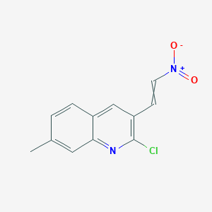 molecular formula C12H10ClN2O2 B1171783 2-Chloro-7-methyl-3-(2-nitroethenyl)quinoline CAS No. 182050-17-5