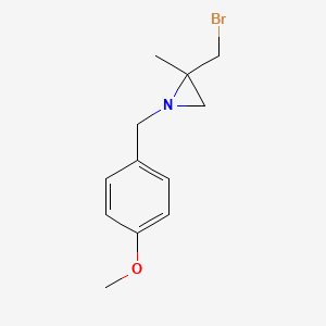 2-(Bromomethyl)-1-(4-methoxybenzyl)-2-methylaziridine