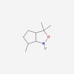 molecular formula C9H17NO B1171796 3,3,6-Trimethylhexahydro-1H-cyclopenta[c][1,2]oxazole CAS No. 168787-21-1