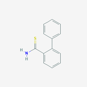 molecular formula C13H11NS B11717991 [1,1'-Biphenyl]-2-carbothioamide 