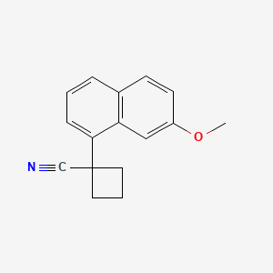 1-(7-Methoxy-1-naphthyl)cyclobutanecarbonitrile