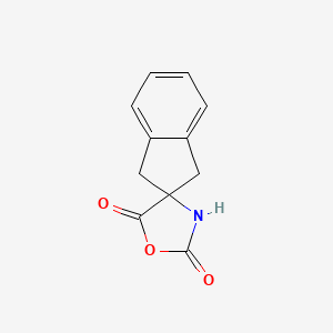 molecular formula C11H9NO3 B11718059 1,3-Dihydrospiro[indene-2,4'-oxazolidine]-2',5'-dione 