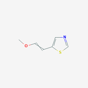 molecular formula C6H7NOS B11718092 5-(2-methoxyethenyl)-1,3-thiazole 