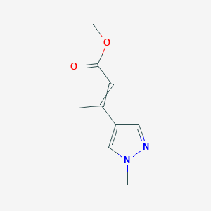 Methyl 3-(1-methylpyrazol-4-yl)but-2-enoate