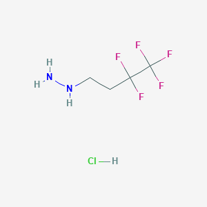 (3,3,4,4,4-Pentafluorobutyl)hydrazine hydrochloride