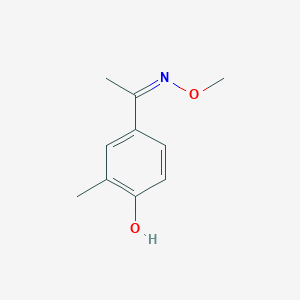 4-[(1E)-1-(methoxyimino)ethyl]-2-methylphenol