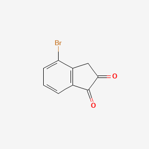 molecular formula C9H5BrO2 B11718156 4-Bromo-1,2-indandione 