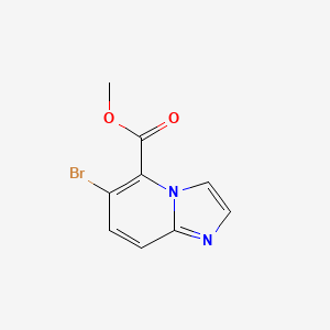 molecular formula C9H7BrN2O2 B11718176 Methyl 6-bromoimidazo[1,2-a]pyridine-5-carboxylate 