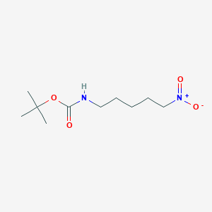 molecular formula C10H20N2O4 B11718191 1-(Boc-amino)-5-nitropentane 