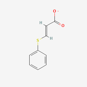 (2E)-3-(phenylsulfanyl)prop-2-enoate