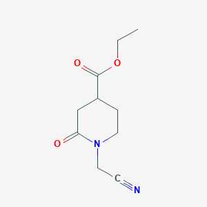 Ethyl 1-(Cyanomethyl)-2-oxopiperidine-4-carboxylate