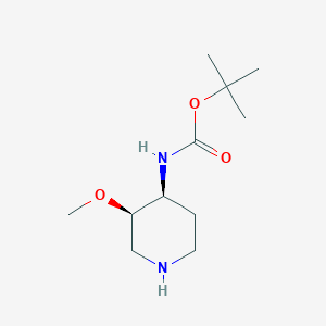 trans-(3R,4S)-4-(Boc-amino)-3-methoxypiperidine