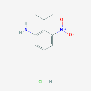 molecular formula C9H13ClN2O2 B11718259 2-Isopropyl-3-nitroaniline hydrochloride 