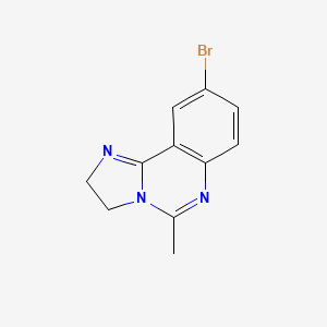 9-Bromo-5-methyl-2,3-dihydroimidazo[1,2-c]quinazoline