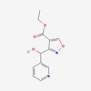 Ethyl 3-[Hydroxy(3-pyridyl)methyl]isoxazole-4-carboxylate