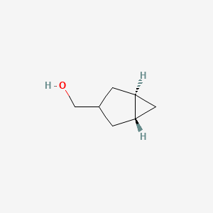 molecular formula C7H12O B11718317 [(1R,5R)-bicyclo[3.1.0]hexan-3-yl]methanol 