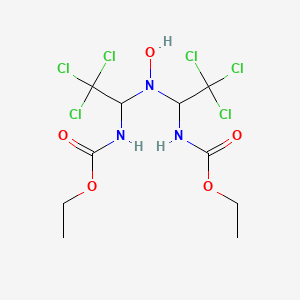 Diethyl [(hydroxyimino)bis(2,2,2-trichloroethane-1,1-diyl)]biscarbamate