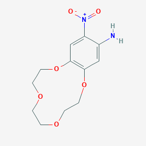 13-Nitro-2,3,5,6,8,9-hexahydro-1,4,7,10-benzotetraoxacyclododecin-12-amine