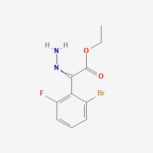 Ethyl 2-(2-bromo-6-fluorophenyl)-2-hydrazonoacetate