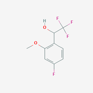 2,2,2-Trifluoro-1-(4-fluoro-2-methoxyphenyl)ethan-1-ol