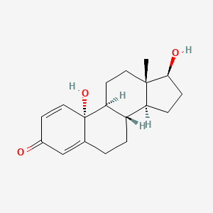 (1S,3aS,3bS,9aR,9bS,11aS)-1,9a-dihydroxy-11a-methyl-1H,2H,3H,3aH,3bH,4H,5H,7H,9aH,9bH,10H,11H,11aH-cyclopenta[a]phenanthren-7-one