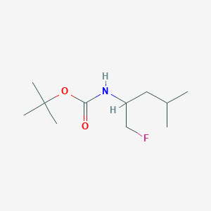 N-Boc-1-fluoro-4-methyl-2-pentanamine