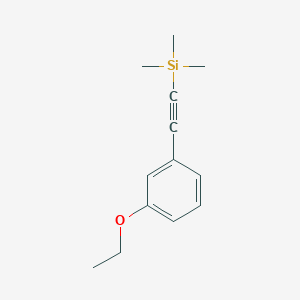 [2-(3-Ethoxyphenyl)ethynyl]trimethylsilane