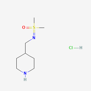 Dimethyl((piperidin-4-ylmethyl)imino)-l6-sulfanone hydrochloride