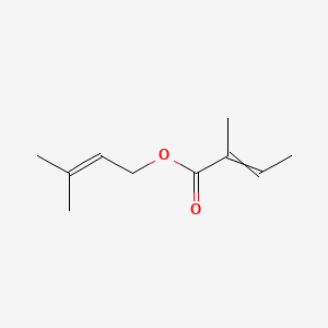 3-Methylbut-2-enyl 2-methylbut-2-enoate