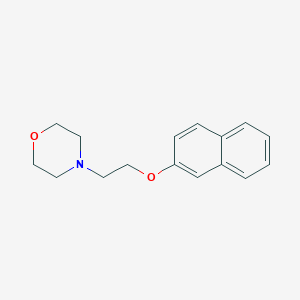 molecular formula C16H19NO2 B11718445 4-[2-(Naphthalen-2-yloxy)ethyl]morpholine 