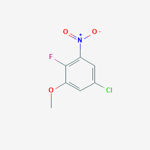 5-Chloro-2-fluoro-1-methoxy-3-nitrobenzene